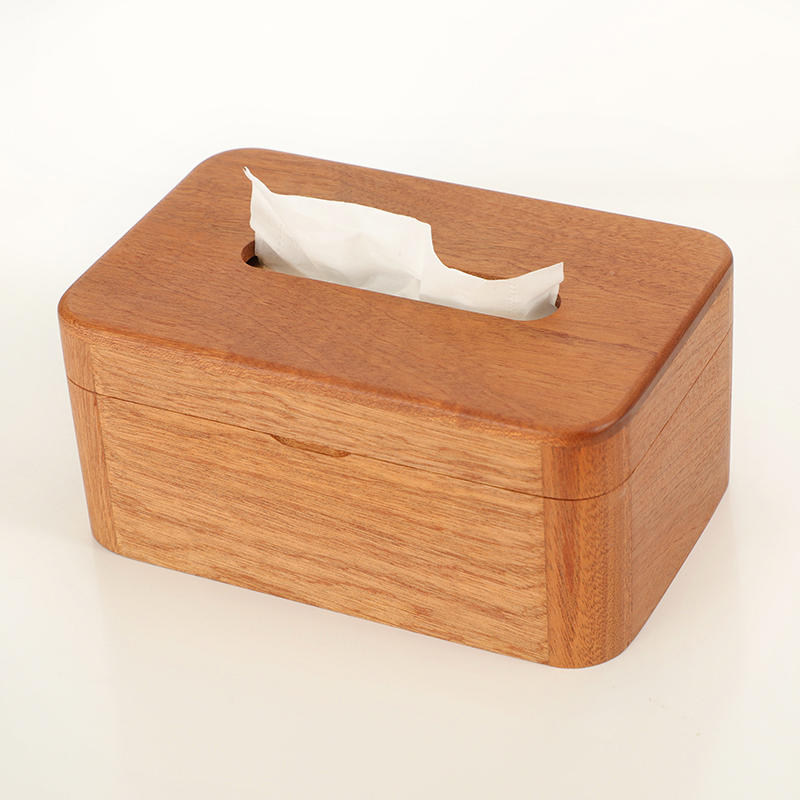 Wooden Facial Tissue Box